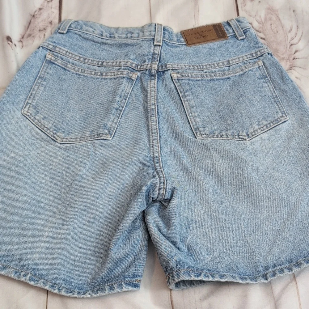 Vintage Christopher & Banks High Rise 90s Y2K  Light Wash size 10 Denim Shorts